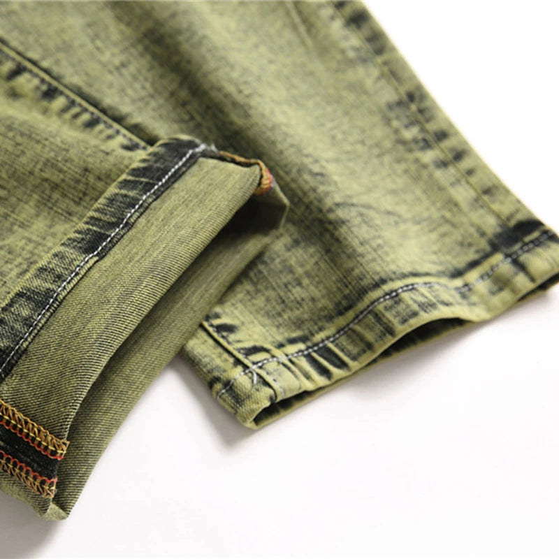 Men Tye-Dye Denim Jeans
