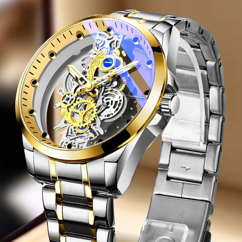Men Skeleton Watch