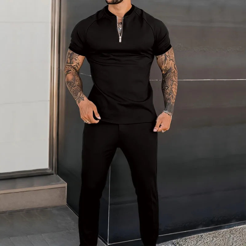 Men Short Sleeve Polo Shirt