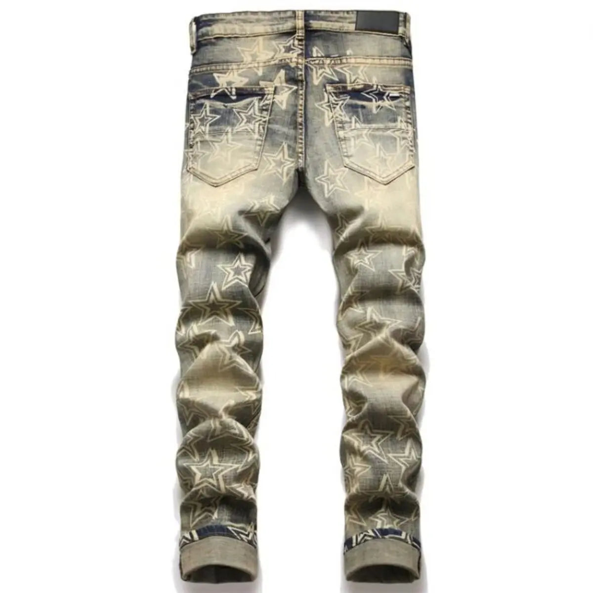 Men’s Star Ripped Jeans