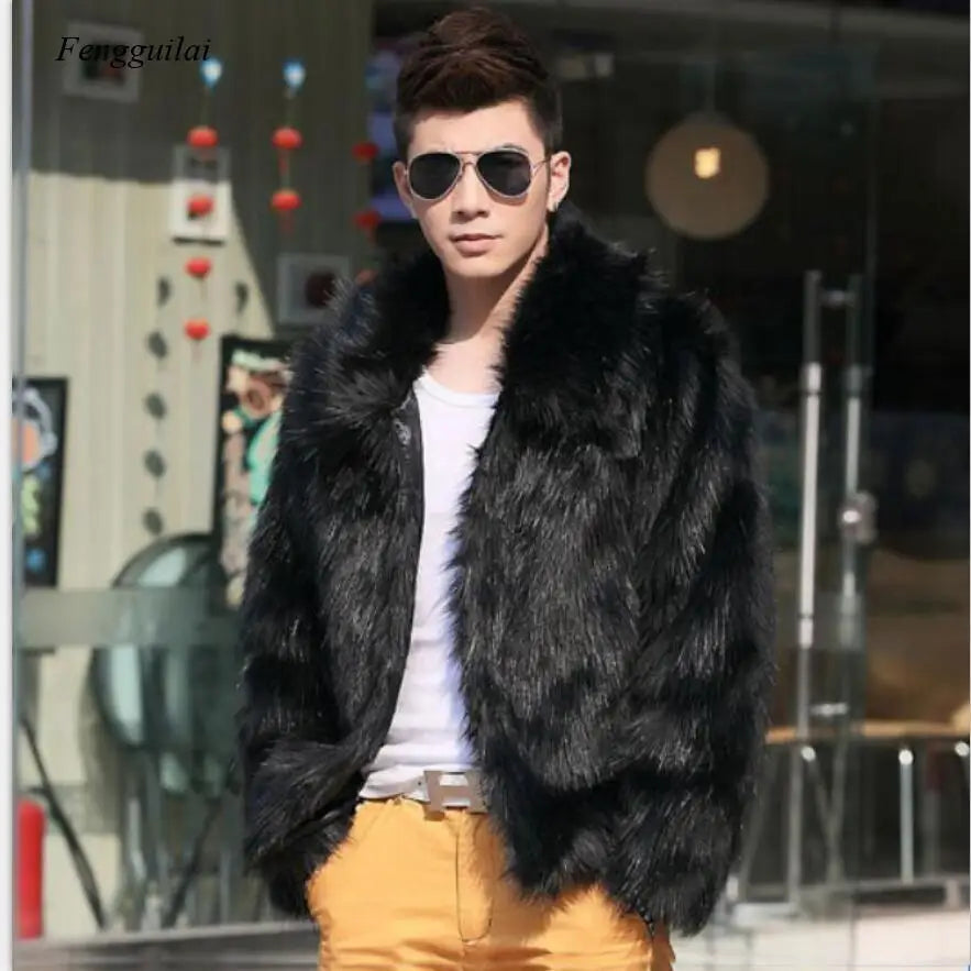 White Faux Fur Coat