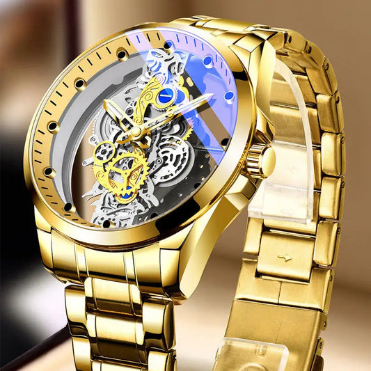 Men Skeleton Watch